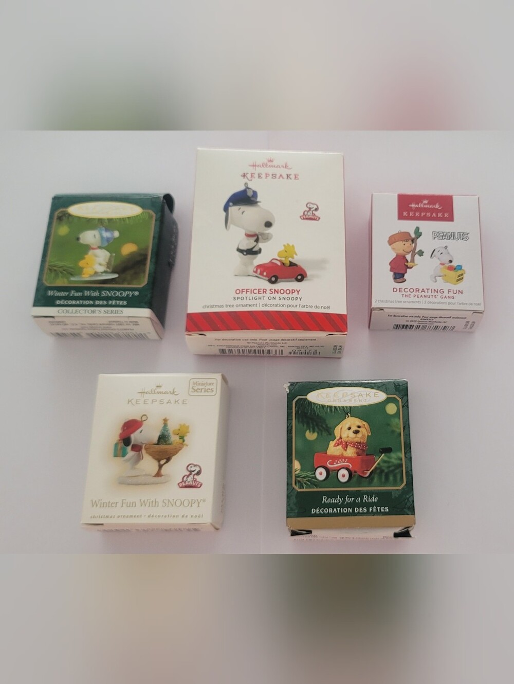 Hallmark Keepsake Various Mini Christmas Ornaments, you choose $15 each
